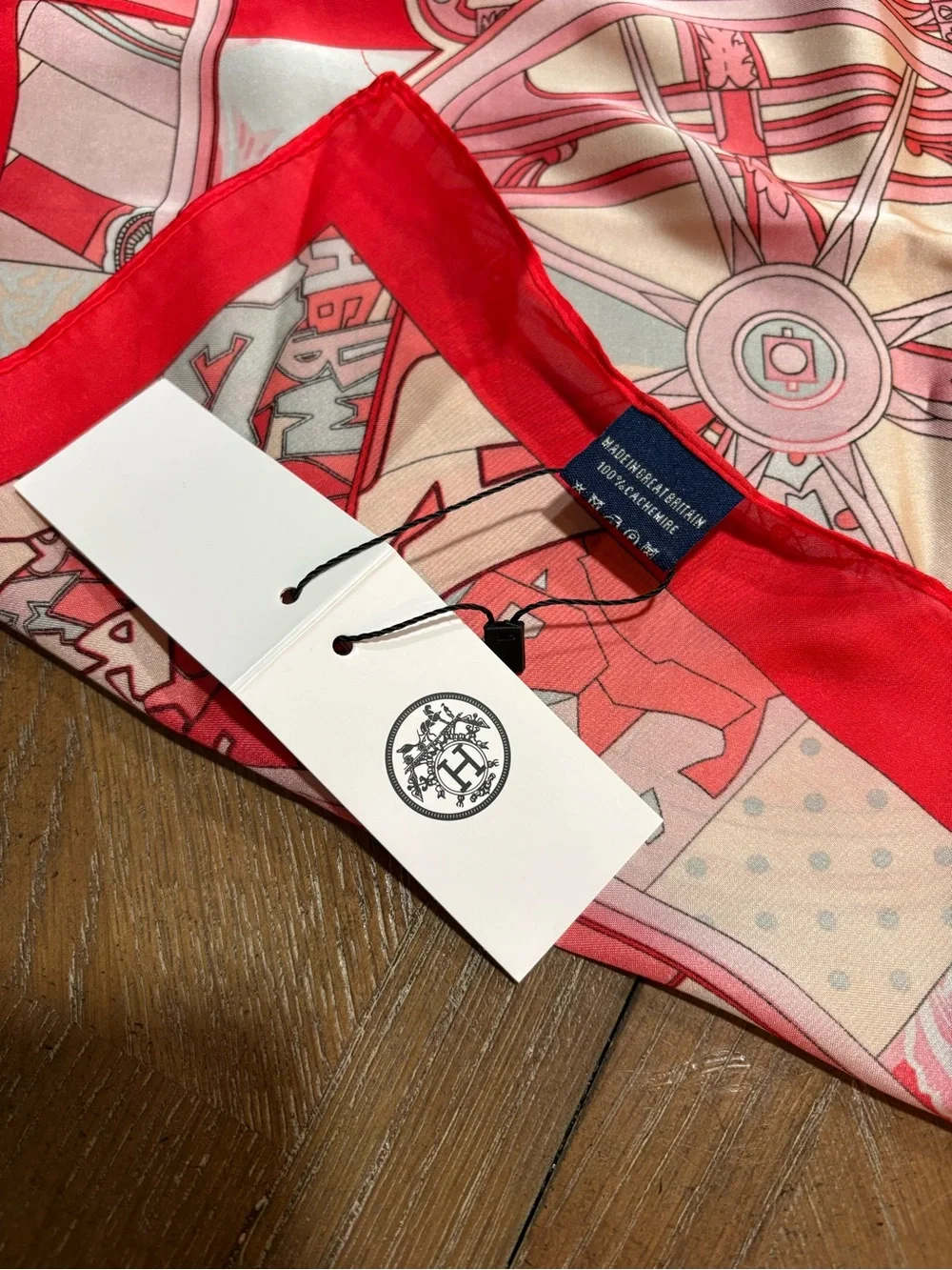 HERMES WASHINGTON CARRIAGE Cashmere Designer Scarf